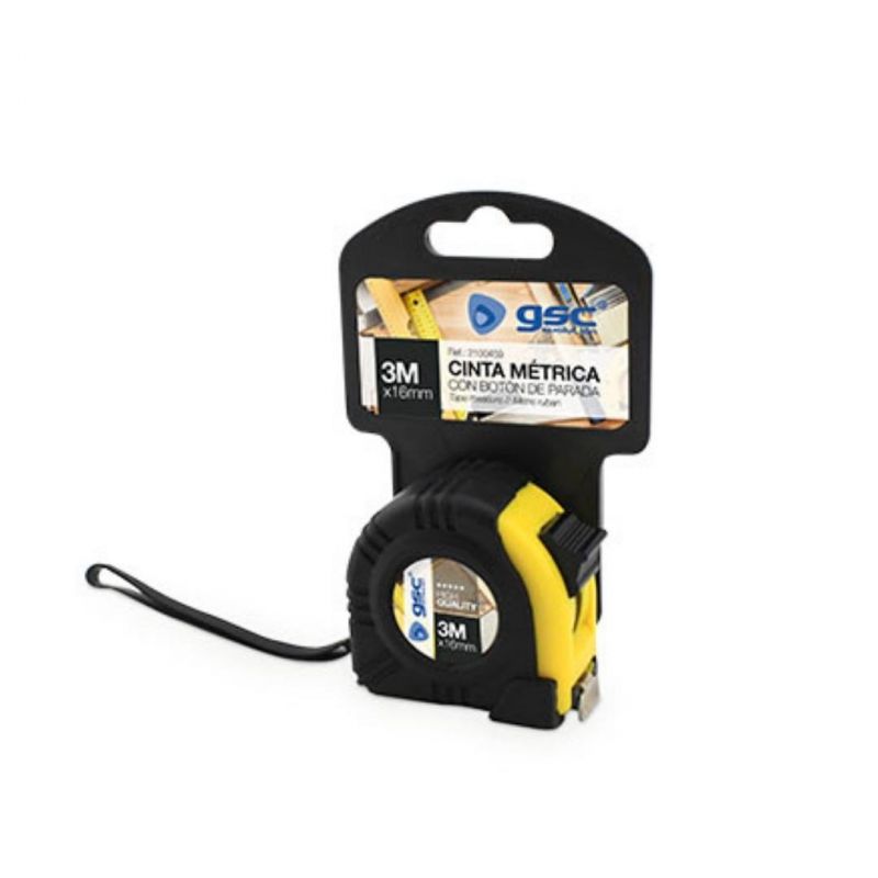 cinta métrica recubierta de goma  16 mm 3 m