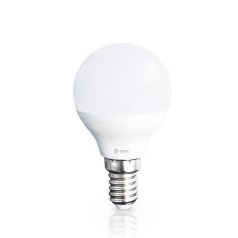 bombilla esférica  led 6w e14 6000k