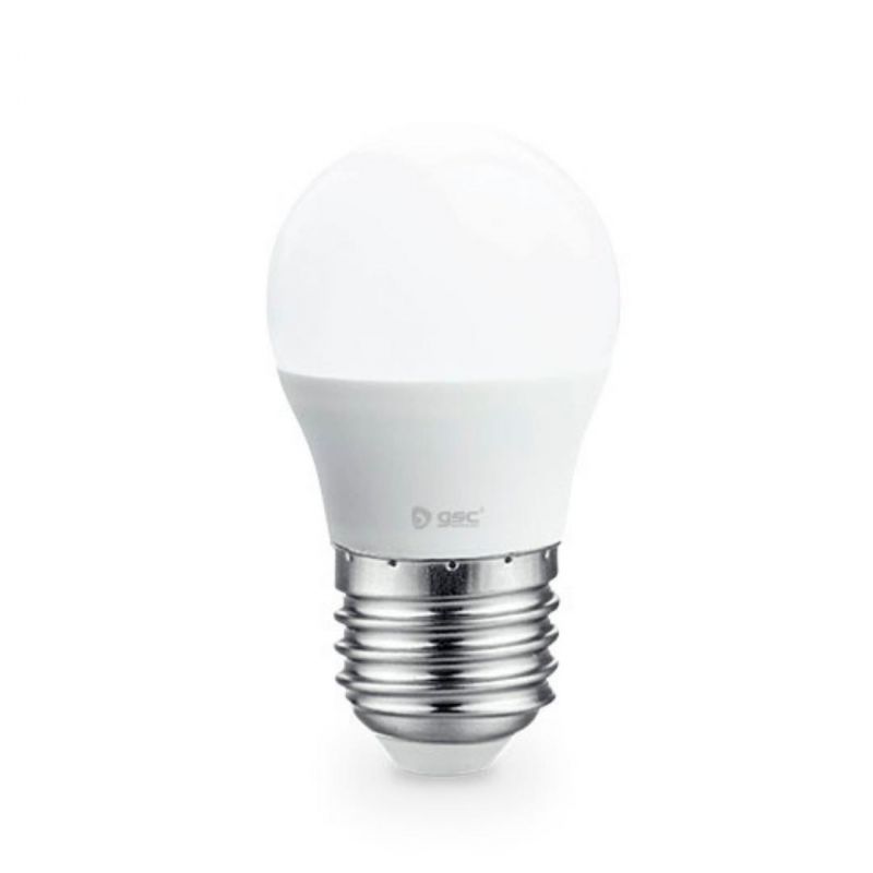 bombilla esférica  led 5.5w e27 3000k 24v
