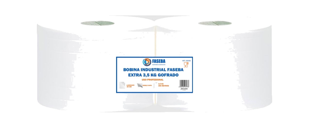 bobina industrial extra gofrado 3,5kg (2u)