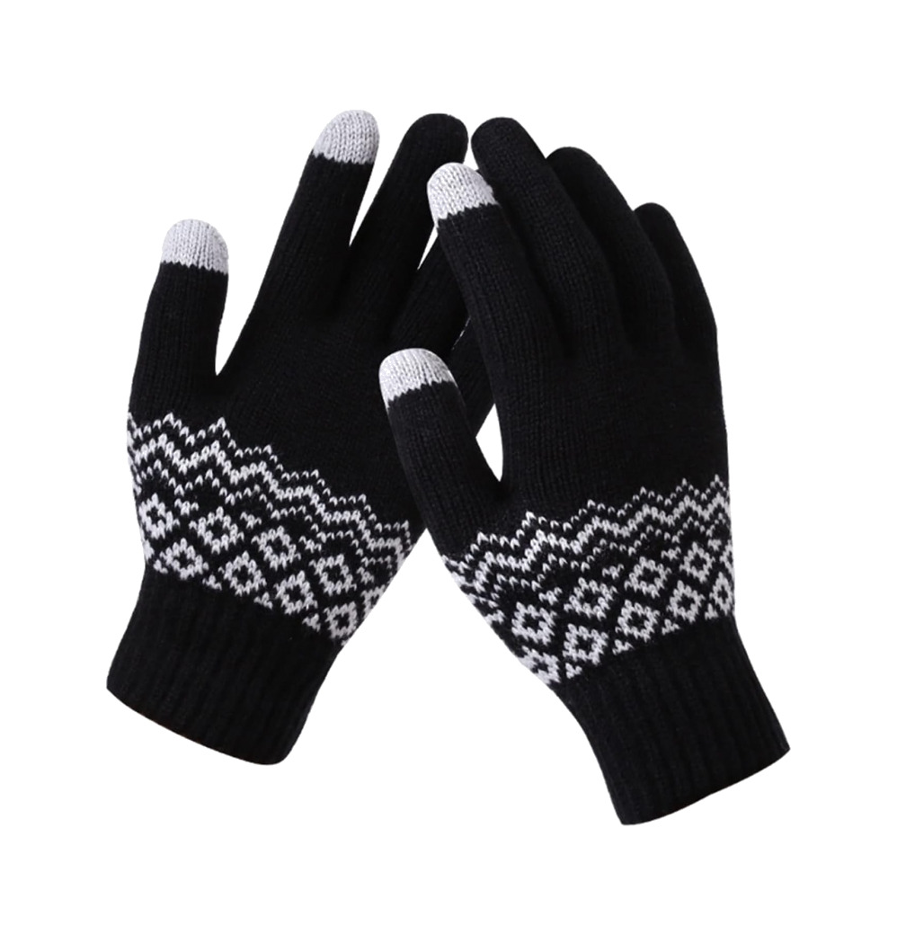 guante de invierno de punto con modelo surtido