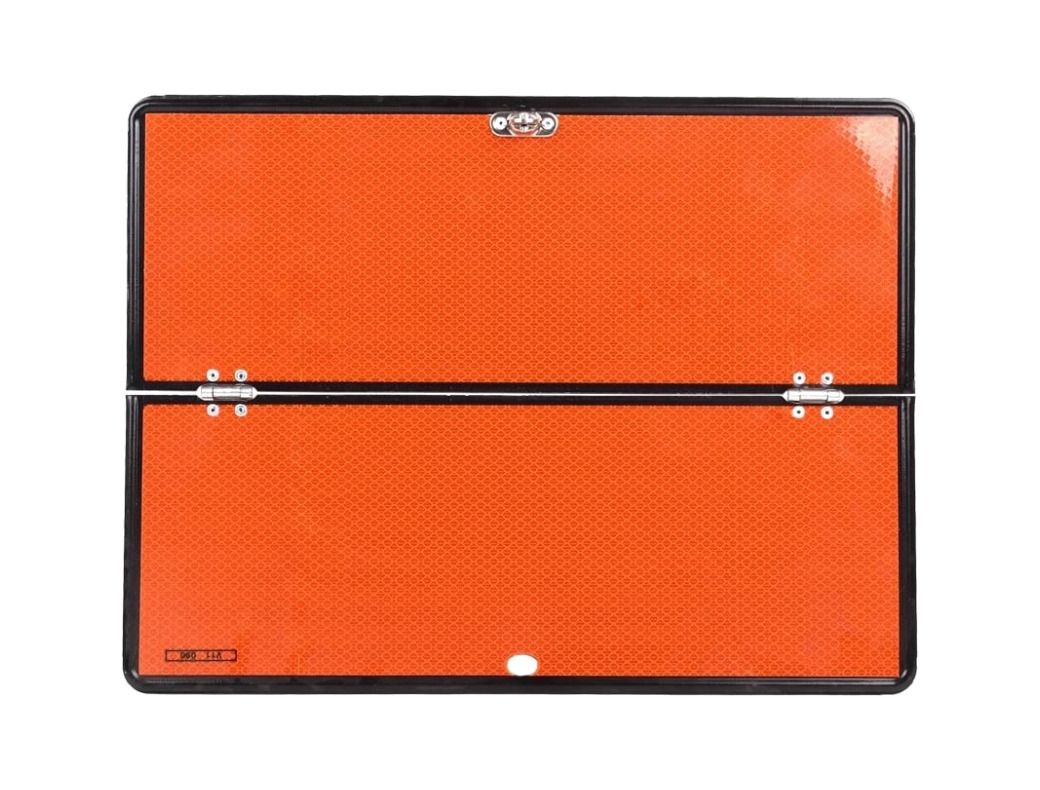 placa para mercancía peligrosa plegable homologada v11 adr