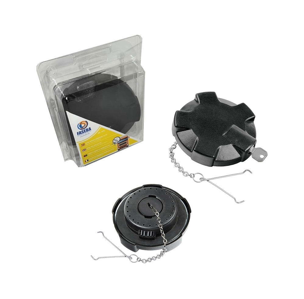 tapón depósito de combustible pvc con llave lateral para camión universal 80 mm