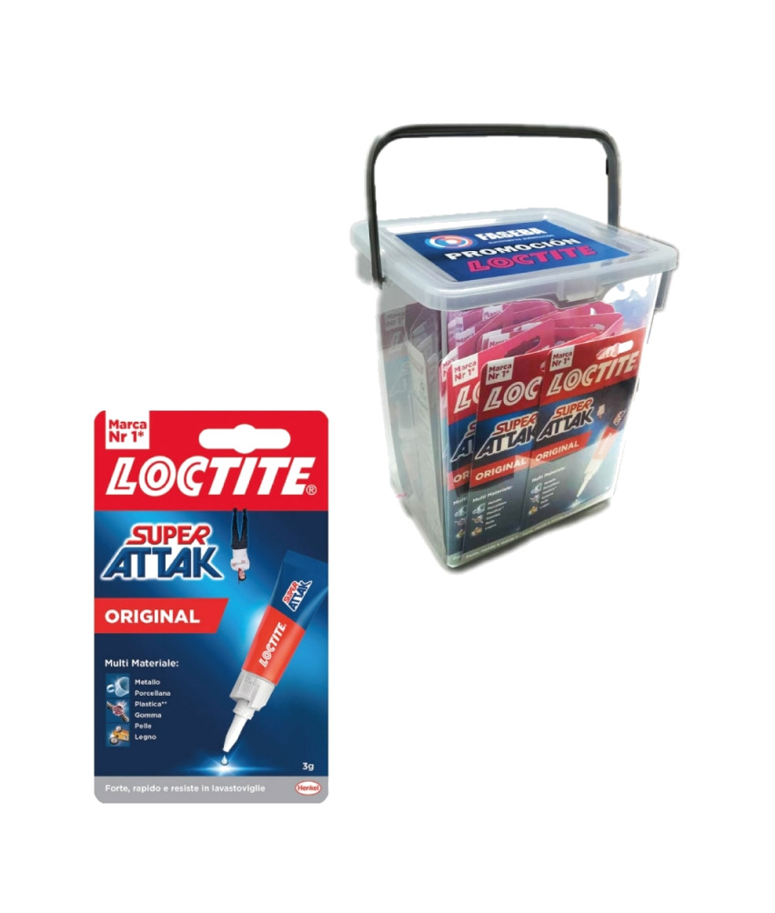paquete de 30 unidades de loctite super glue en un bote 3gr