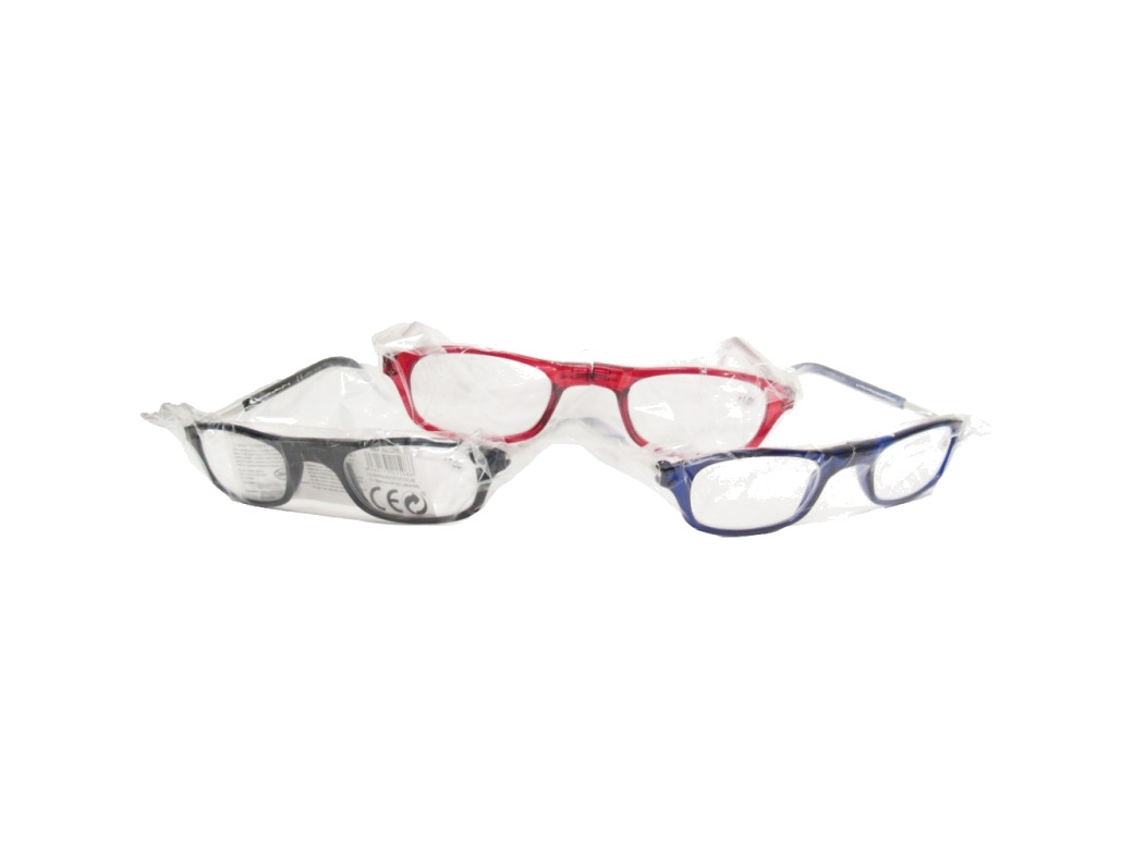 gafas de lectura graduadas con cierre central imantado 1,5 dioptrias (12ud)