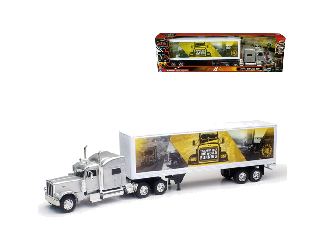 camión a escala con diseño 1/32 peterbilt 389 route 66