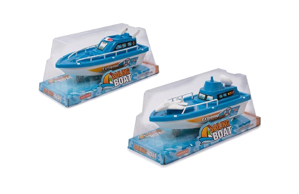 barco de juguete a fricción modelos surtidos 12,50x29x13 cm
