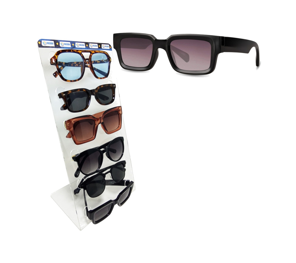 gafas de sol unisex con montura de plástico