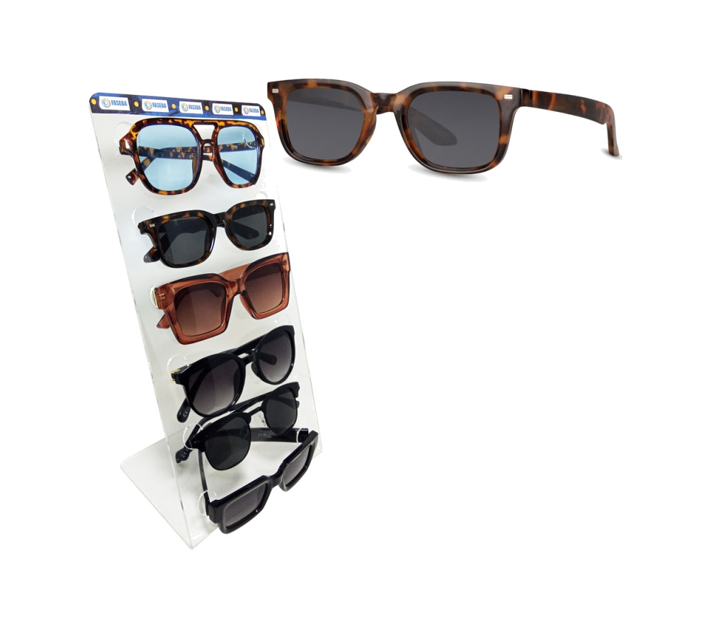 gafas de sol unisex con montura de plástico