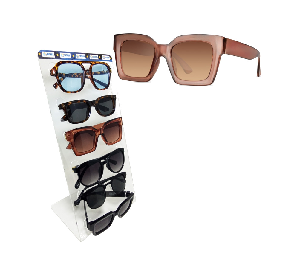 gafas de sol unisex con montura de plástico