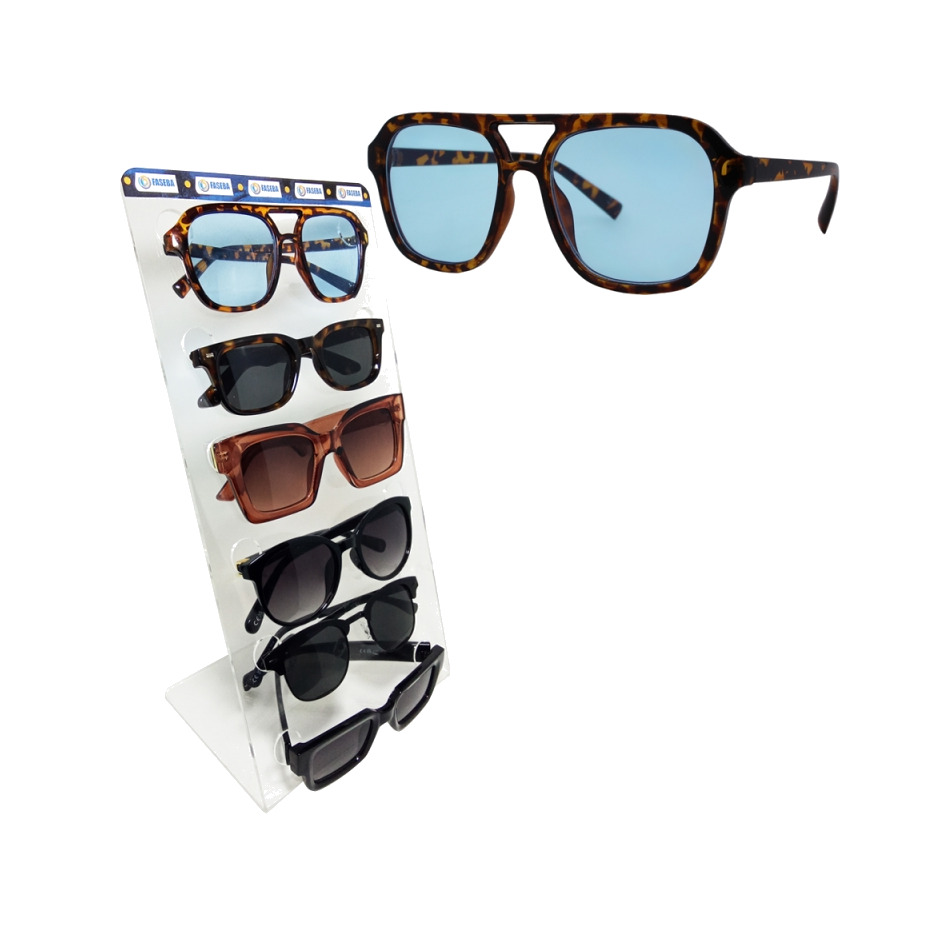 gafas de sol unisex con montura de plástico