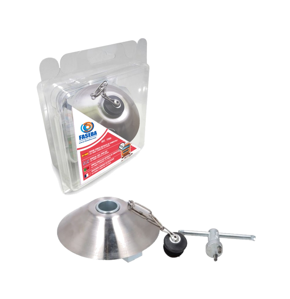 tapón cónico para depósito de combustible de camión scania 60 mm