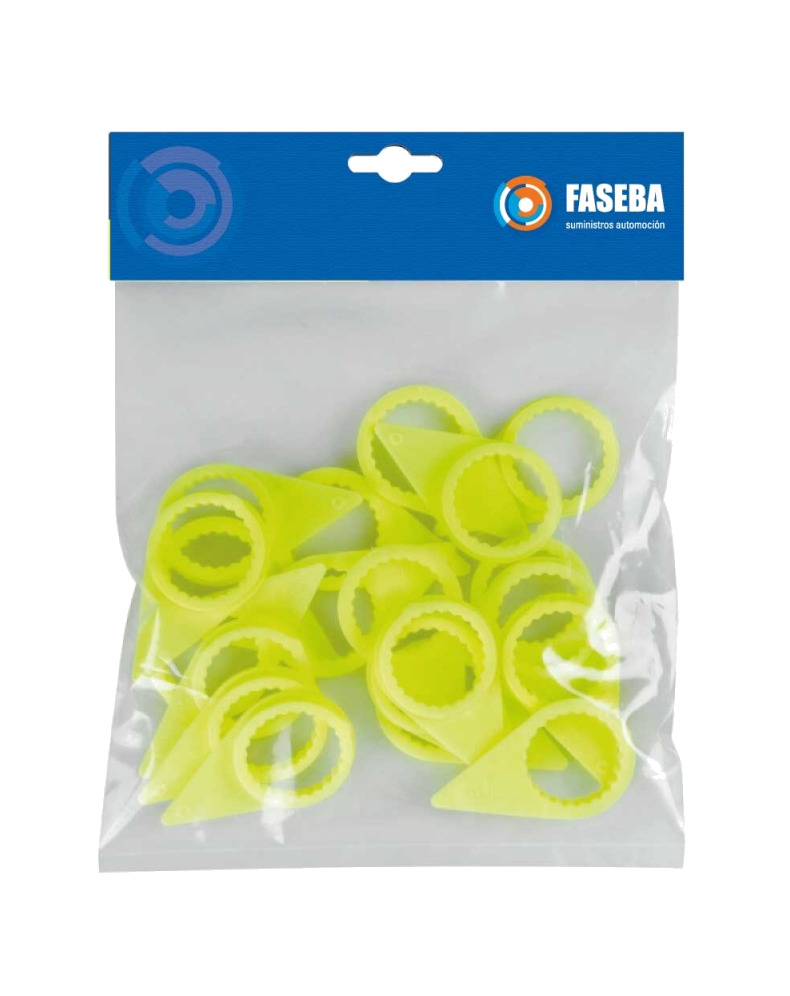 indicadores de seguridad para tuerca de rueda floja 32mm 20u