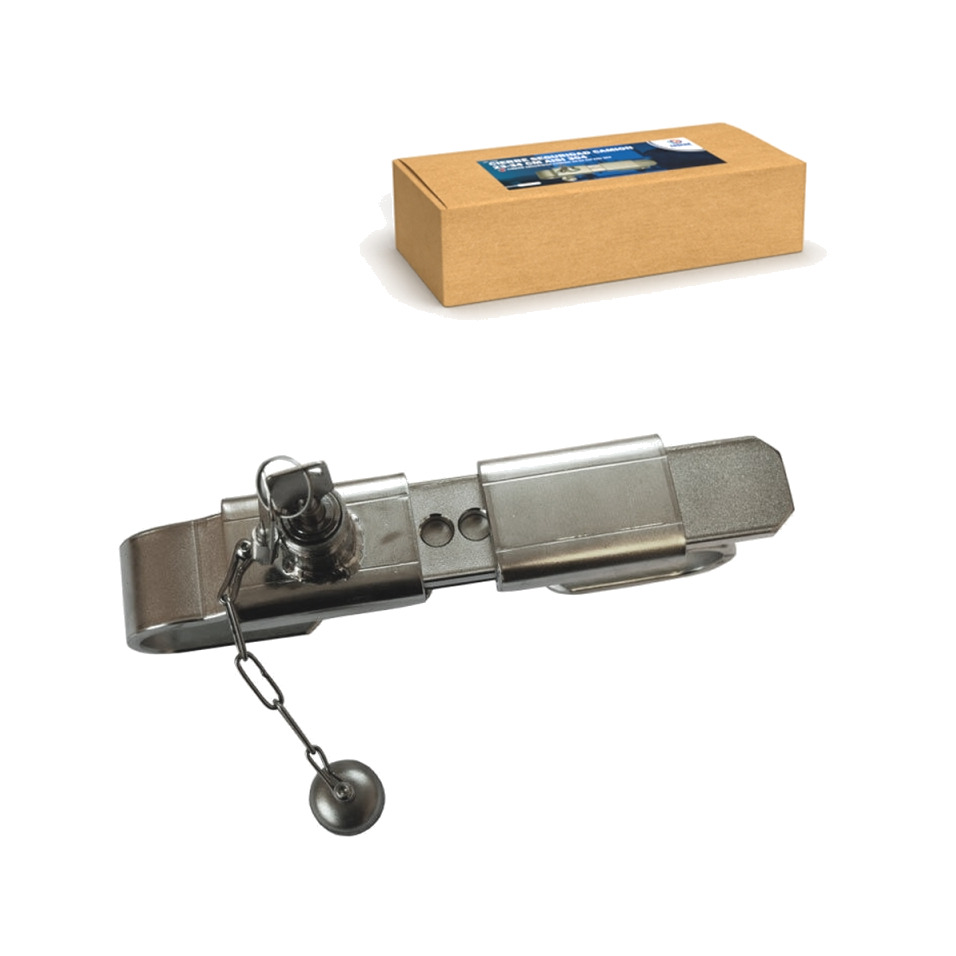 cierre de seguridad para camión acero 23-34 cm aisi 304 - inox