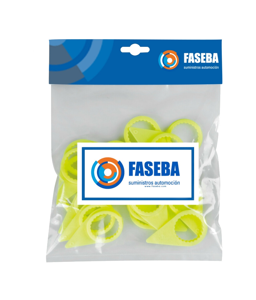 indicador de seguridad para tuercas de rueda floja 33mm 20u