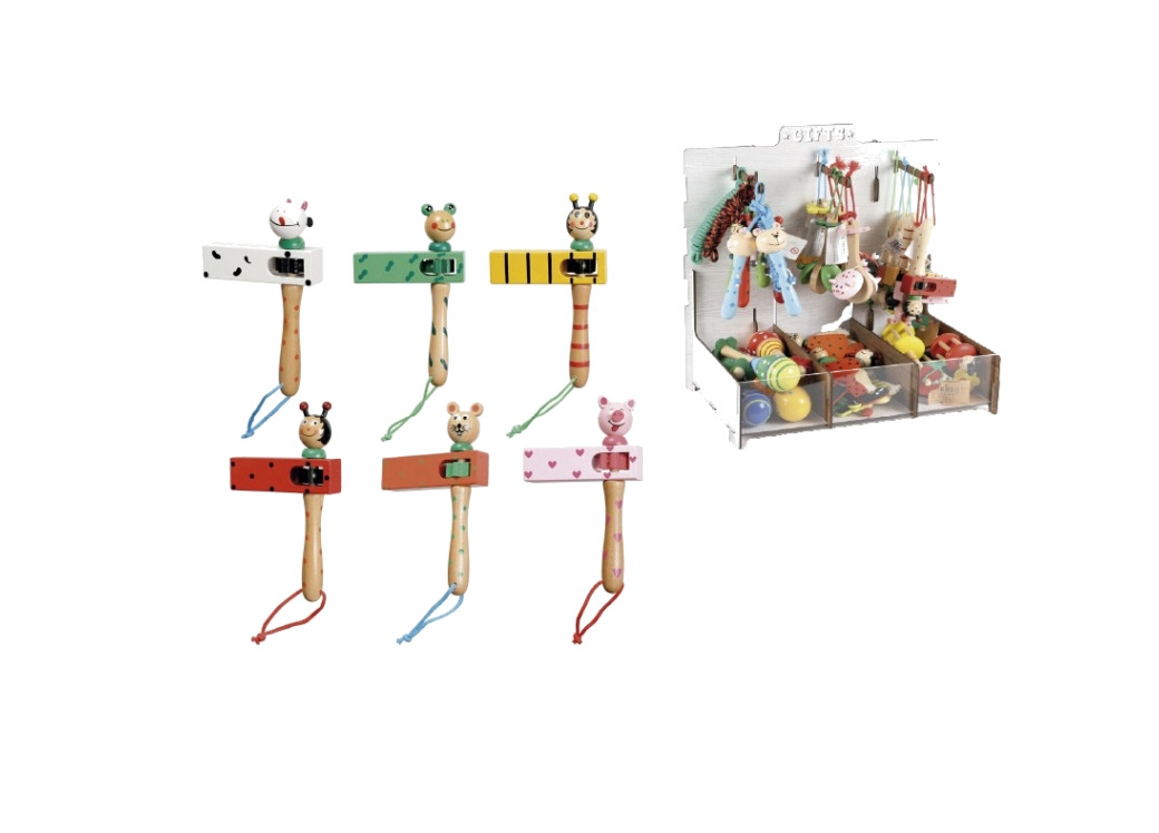 juguete de carraca con forma de animales modelos surtidos 17 cm