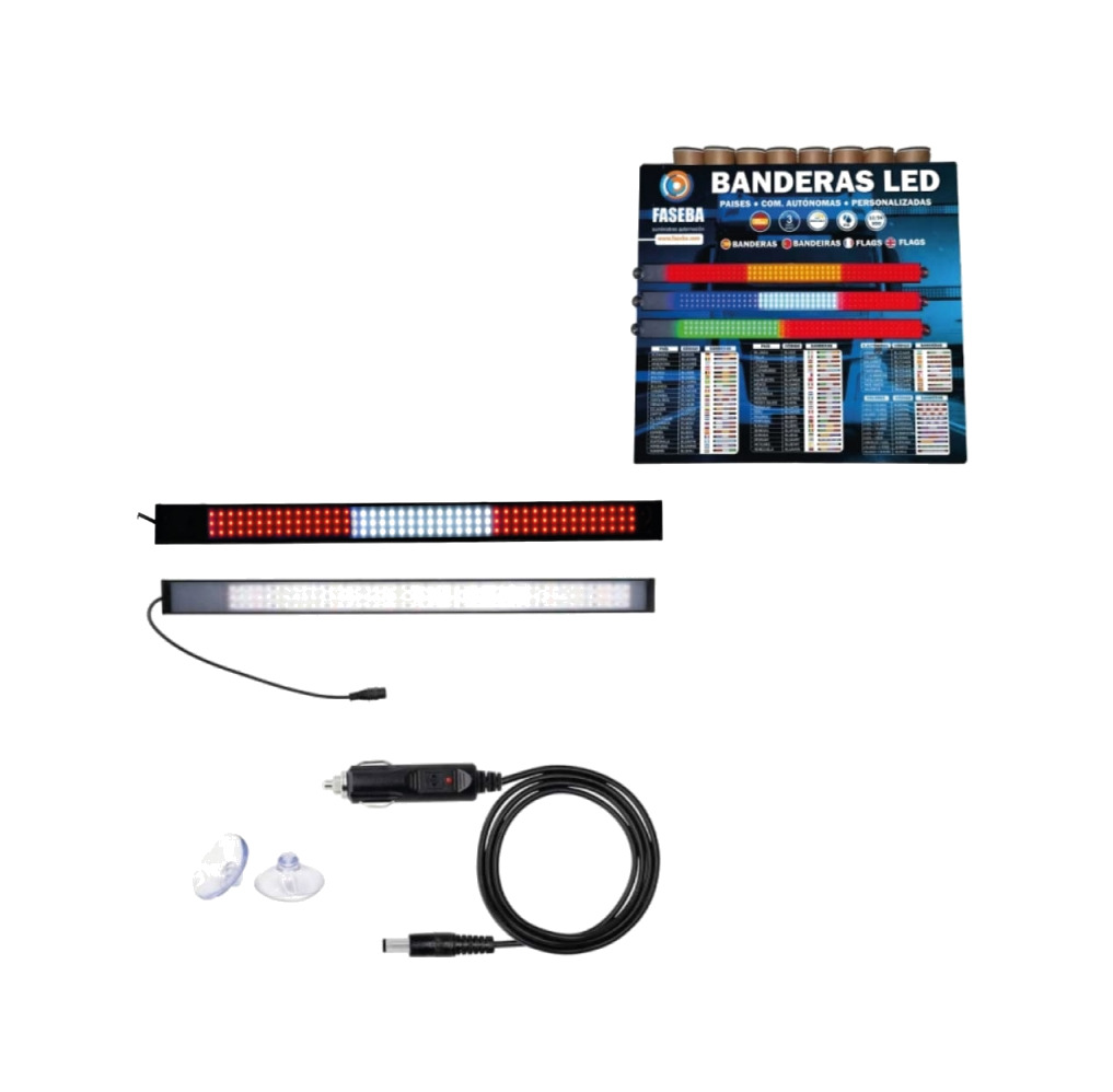 bandera led peru 12/24v 450x32x11mm