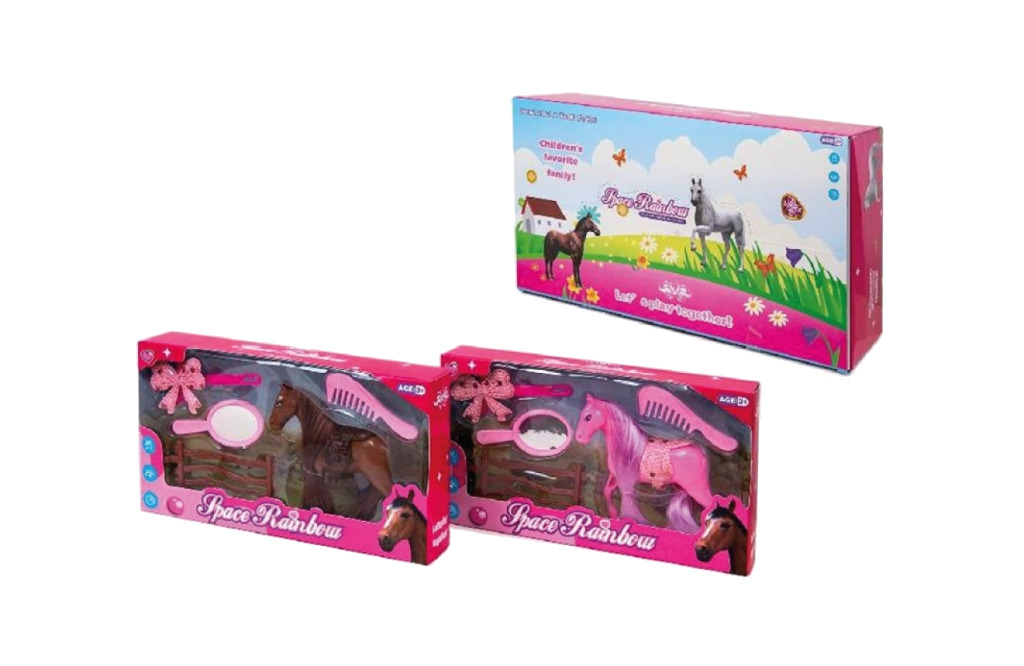 caballo con accesorios 12u