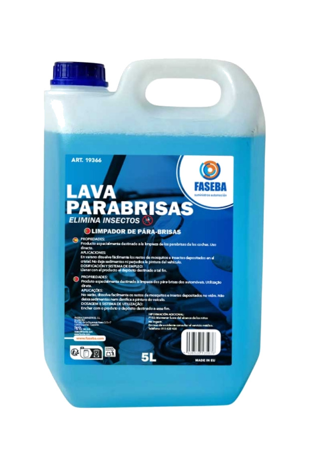 lavaparabrisas anti mosquitos 5l