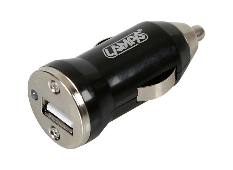 cargador de mechero usb 12/24v 1000ma con protección de sobrecarga y cortocircuito