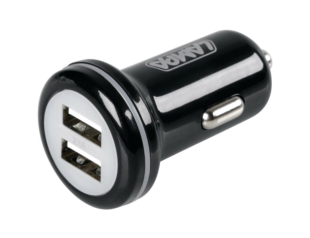 cargador de mechero usb 12/24v 2100ma de lampa