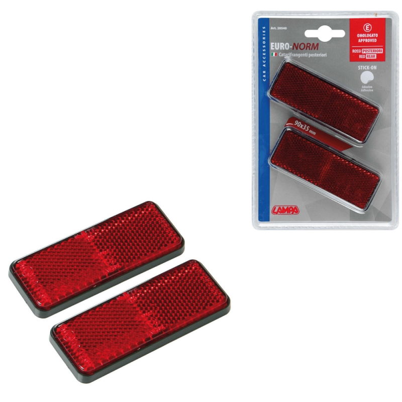juego de reflectores rectangulares para remolque con certificación europea de lampa