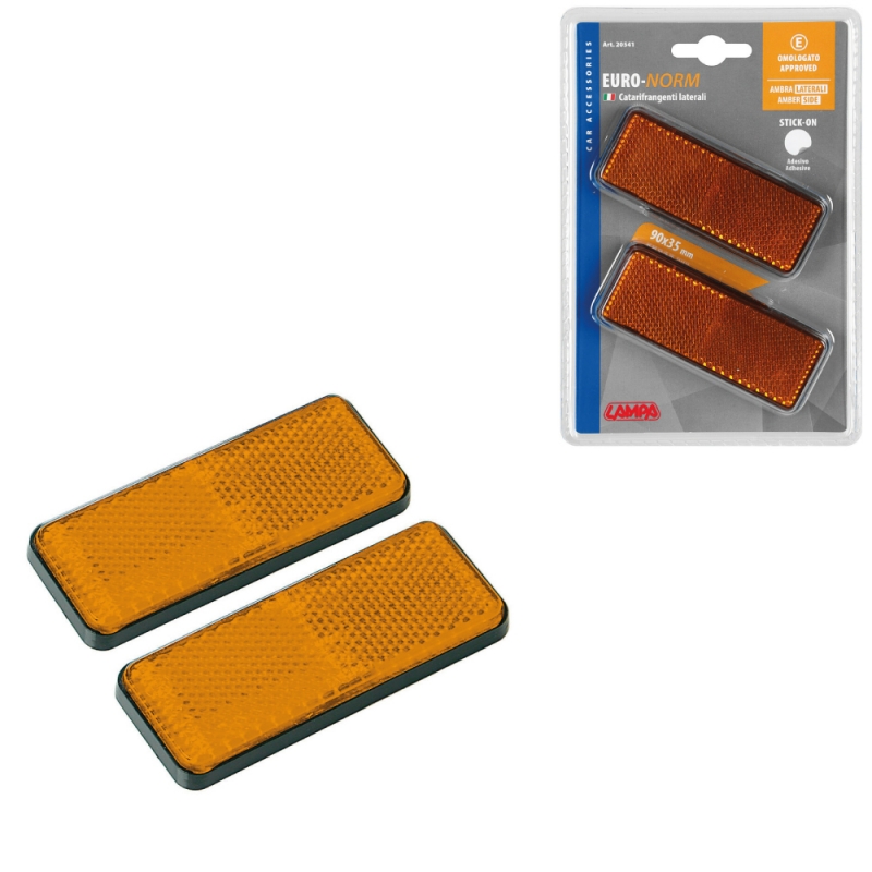 juego de reflectores rectangulares para remolque con certificación europea de lampa