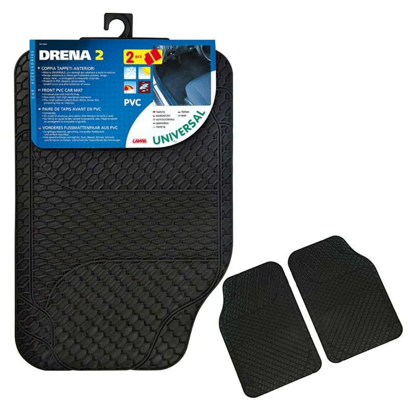 juego de 2 alfombrillas de coche universales