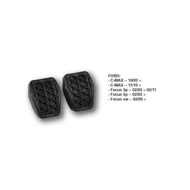 Cubre Pedales de Coche CP-5 de Goma Antideslizante para Ford C-MAX y Focus - Mar