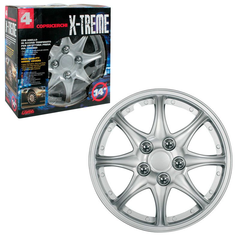 kit 4 tapacubos 14 c-099 | molduras de rueda x-treme | lampa