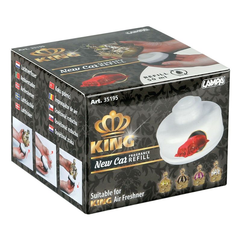 recarga ambientador aroma cereza para coche king 50ml