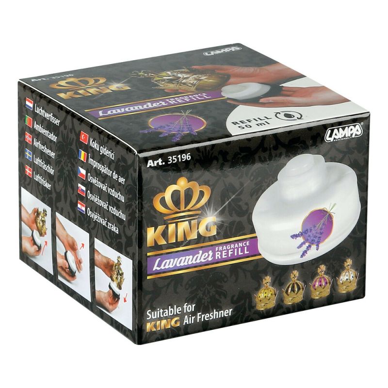 recarga ambientador aroma cereza lavanda king 50 ml - lampa