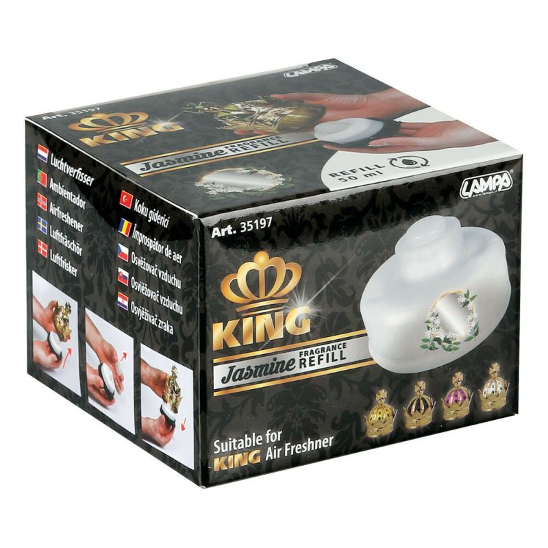 recarga ambientador aroma cereza jazmín king 50 ml de lampa