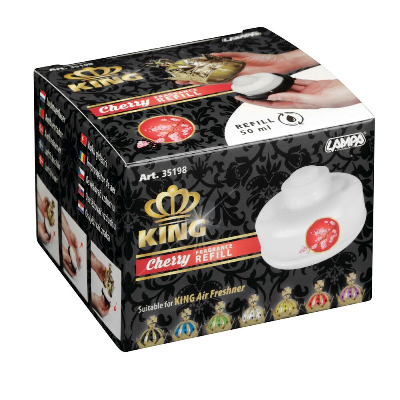 recarga de ambientador de aroma cereza king 50 ml - lampa