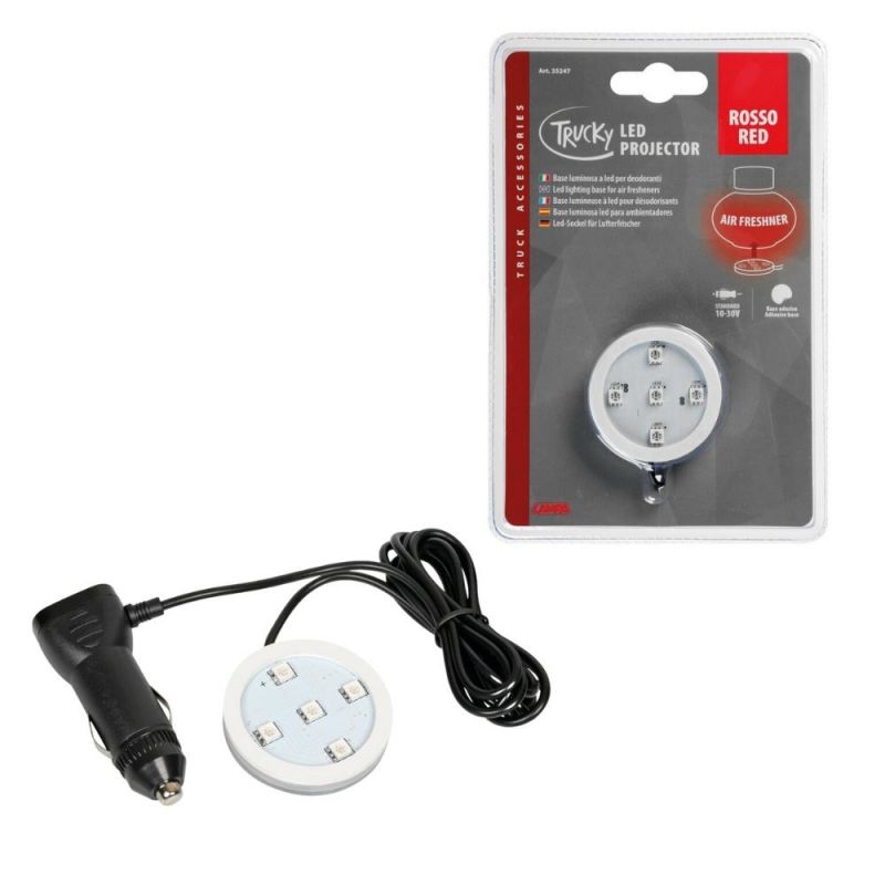 base luminosa para ambientador led trucky 12/24v lampa