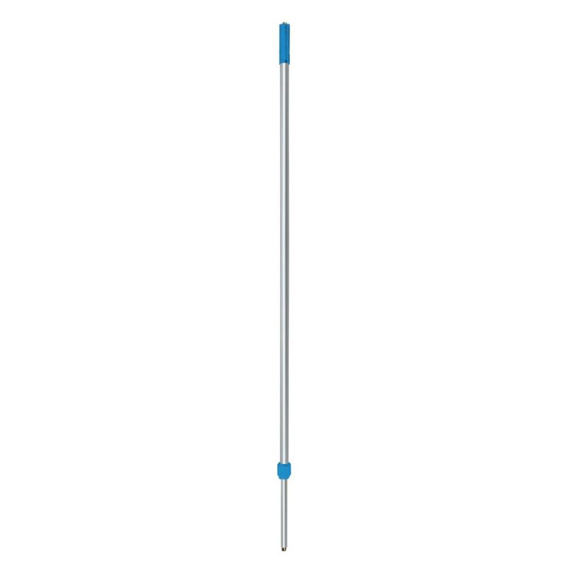 barra extensible de aluminio y rosca de acero para cepillo de lavado 150-260 cm - compatible con cepillos lam38000 y lam38030