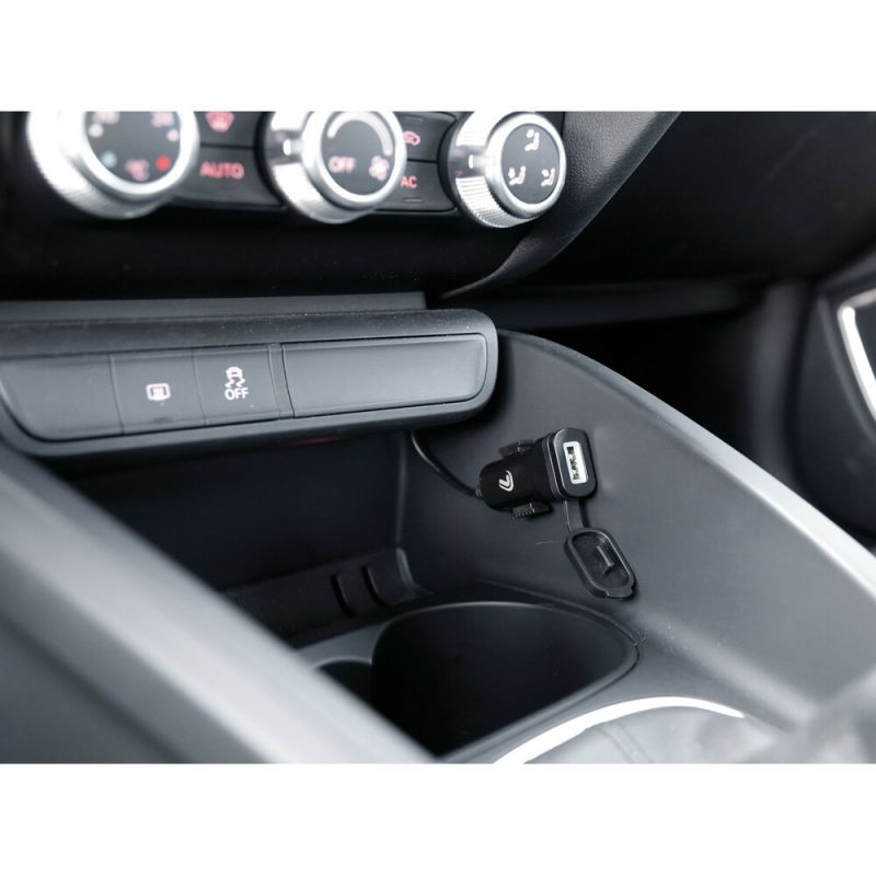 Cargador de Mechero para Moto USB 12/24V con Fijación por Tornillos y Chip Intel - Imagen 3 de 11