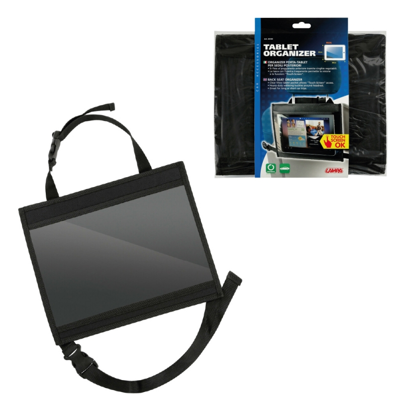 organizador porta-tablet para asientos traseros - lampa