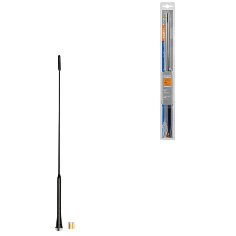 antena de techo ø 41cm para coches con enchufe ø5-6mm