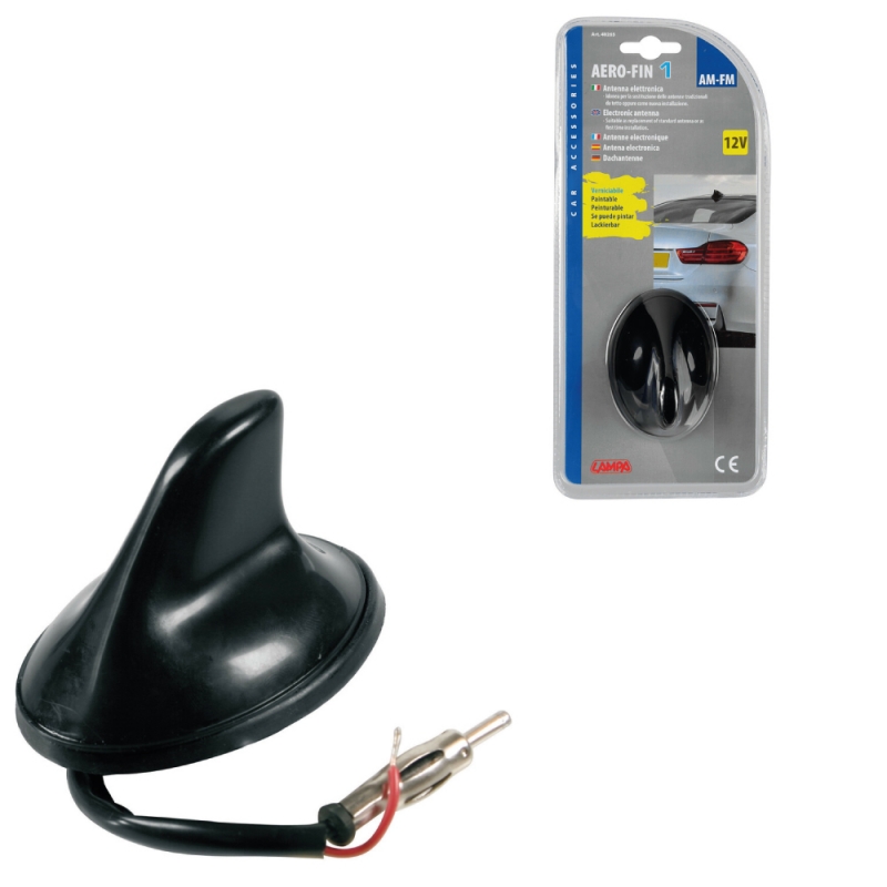antena techo decorativa 4,5 cm - universal y pintable