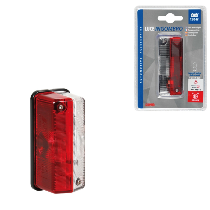 luz de posicion lateral 12/24v t4w homologada ece para vehículos y remolques