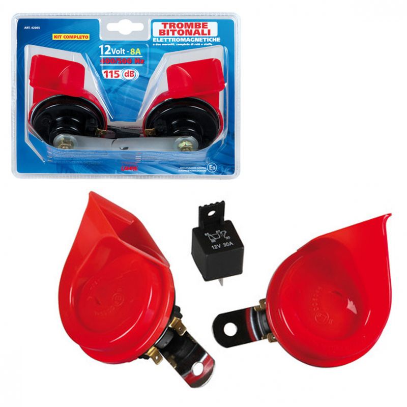 bocina electromagnética para coche 12v 8amp lampa