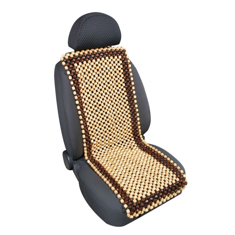 Respaldo bolas madera cubre asiento SAMURAI con sistema Easy-Fit y masaje natura - Imagen 10 de 11