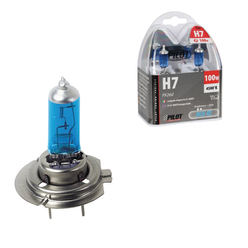 caja 2 lámparas h7 blue-xe 12v 100w px26d para un haz de luz ultra-blanco