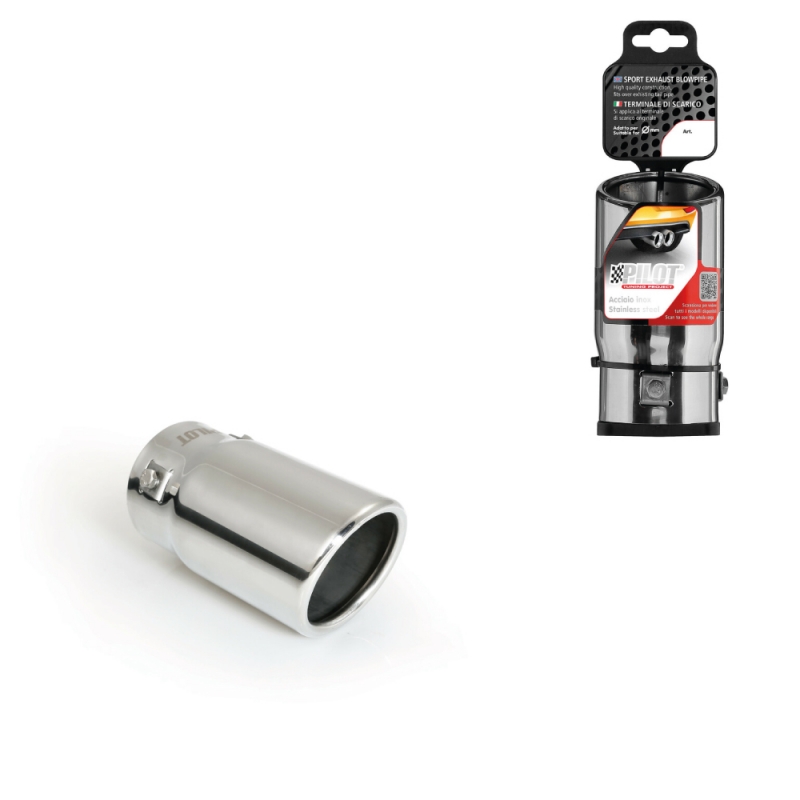 cola de escape en acero inoxidable ts 7 ø45-55mm - lampa
