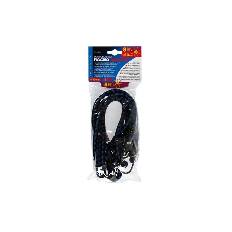 pulpo de goma 8 brazos para sujeción de carga en camiones - estándar de 10mm