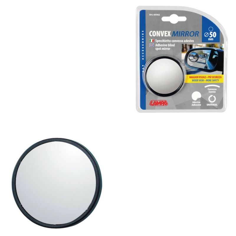 espejo convexo adhesivo redondo para retrovisor coche 50 mm - lampa