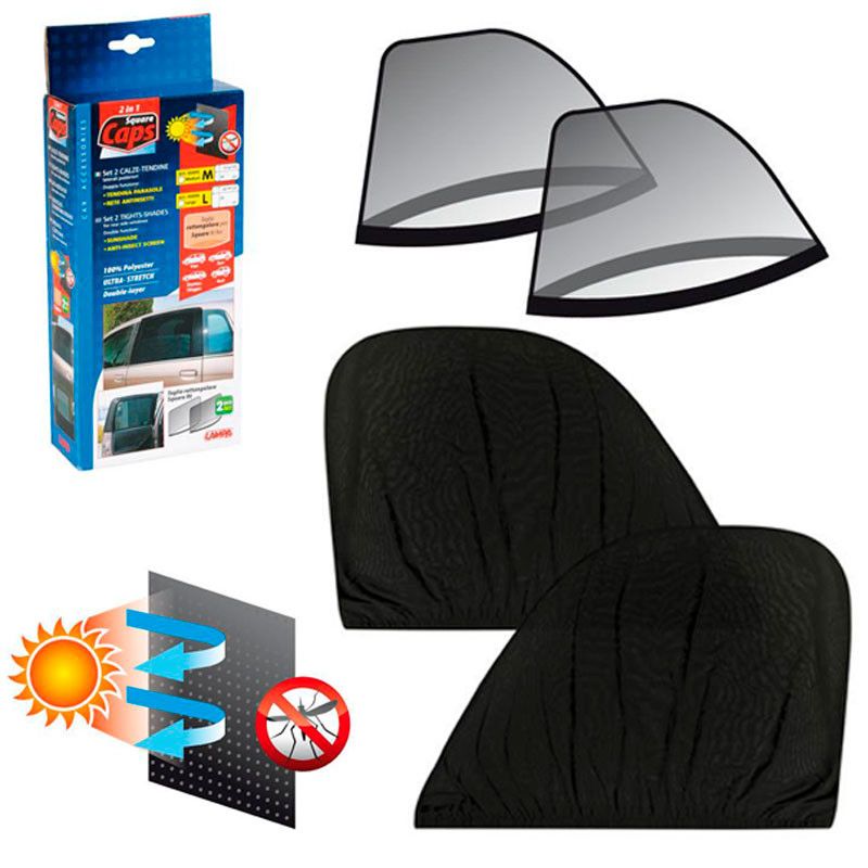 parasoles trapecio standard para ventanilla lateral de coche - lampa