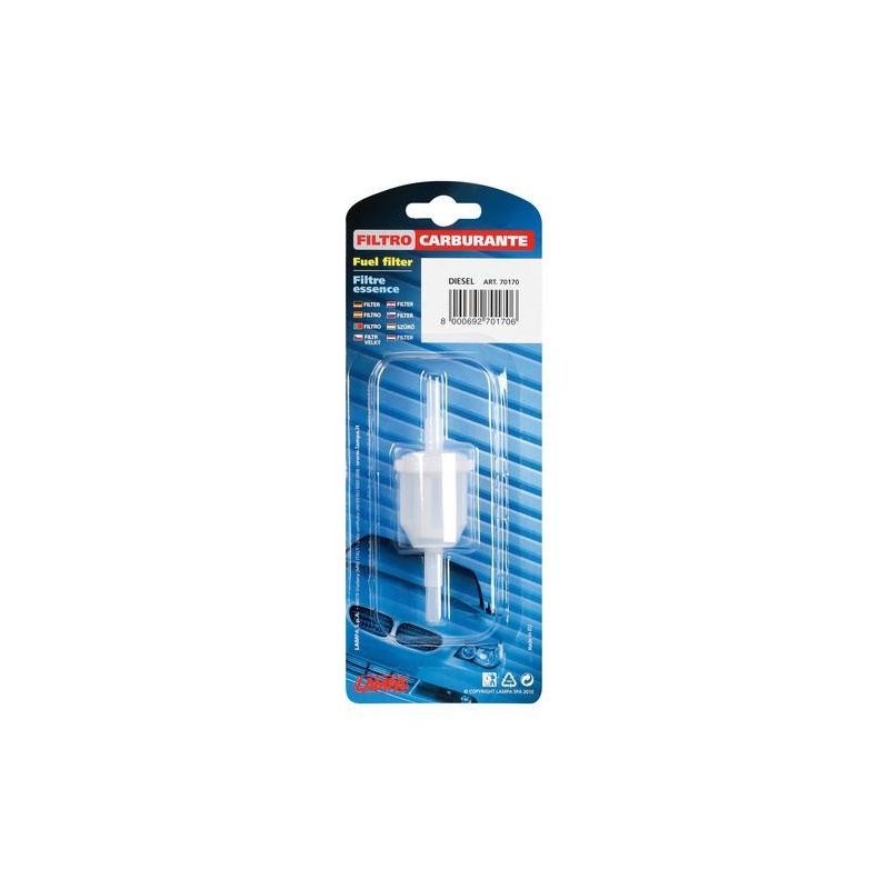filtro diesel universal , ø 6/8mm
