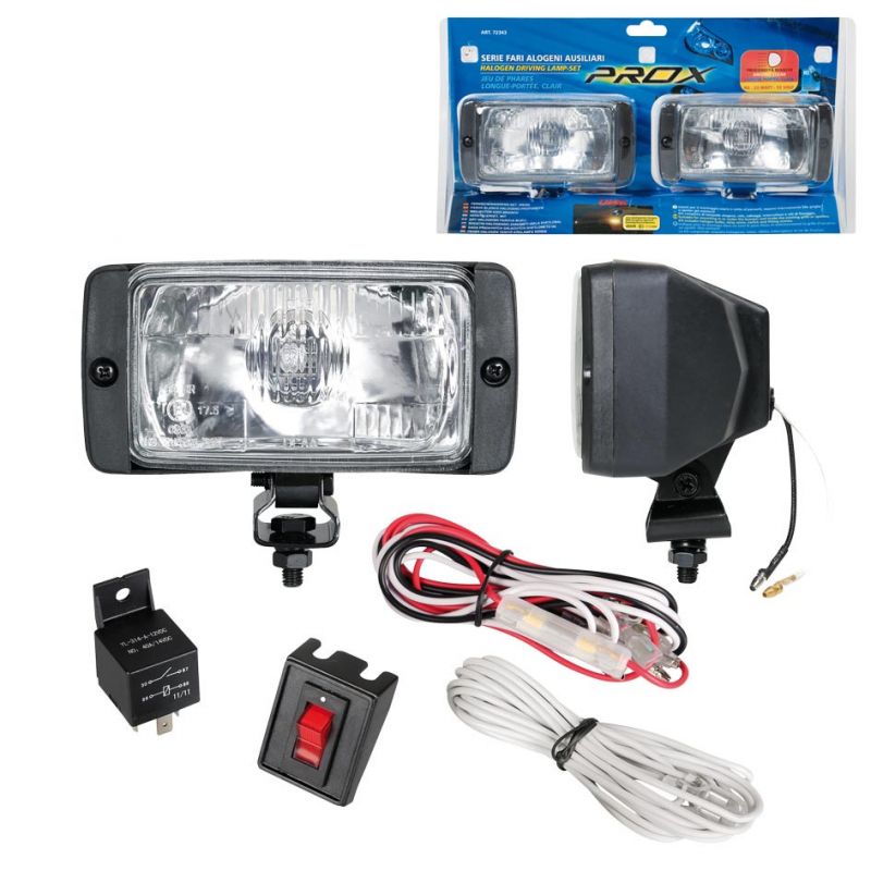 juego de 2 faros halógenos auxiliares para coche h3 12v 55w